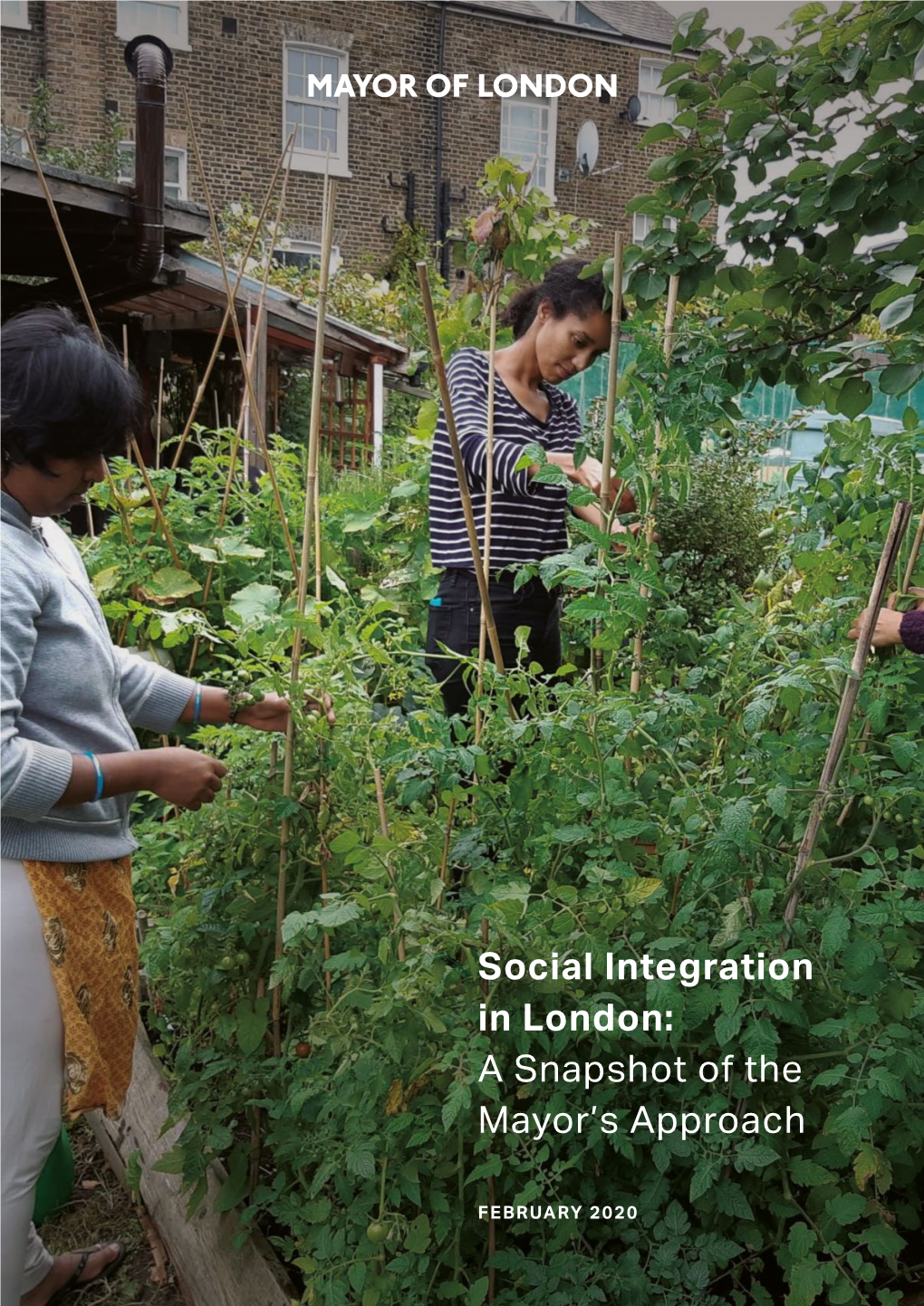 Social Integration in London: a Snapshot of the Mayor's Approach