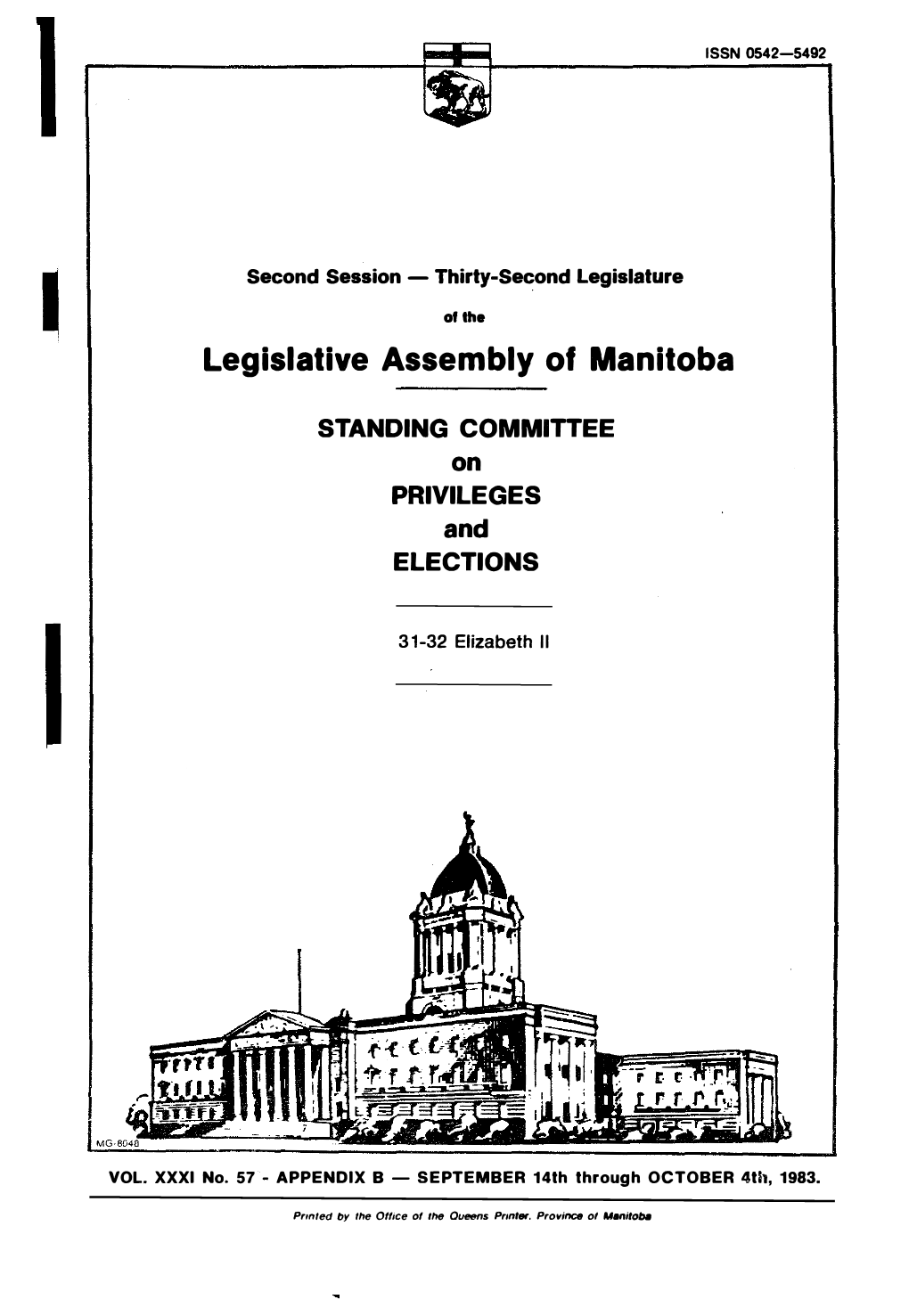 Legislative Assembly of Manitoba