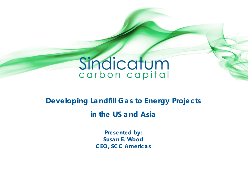 An International Landfill Gas to Energy Project (PDF)