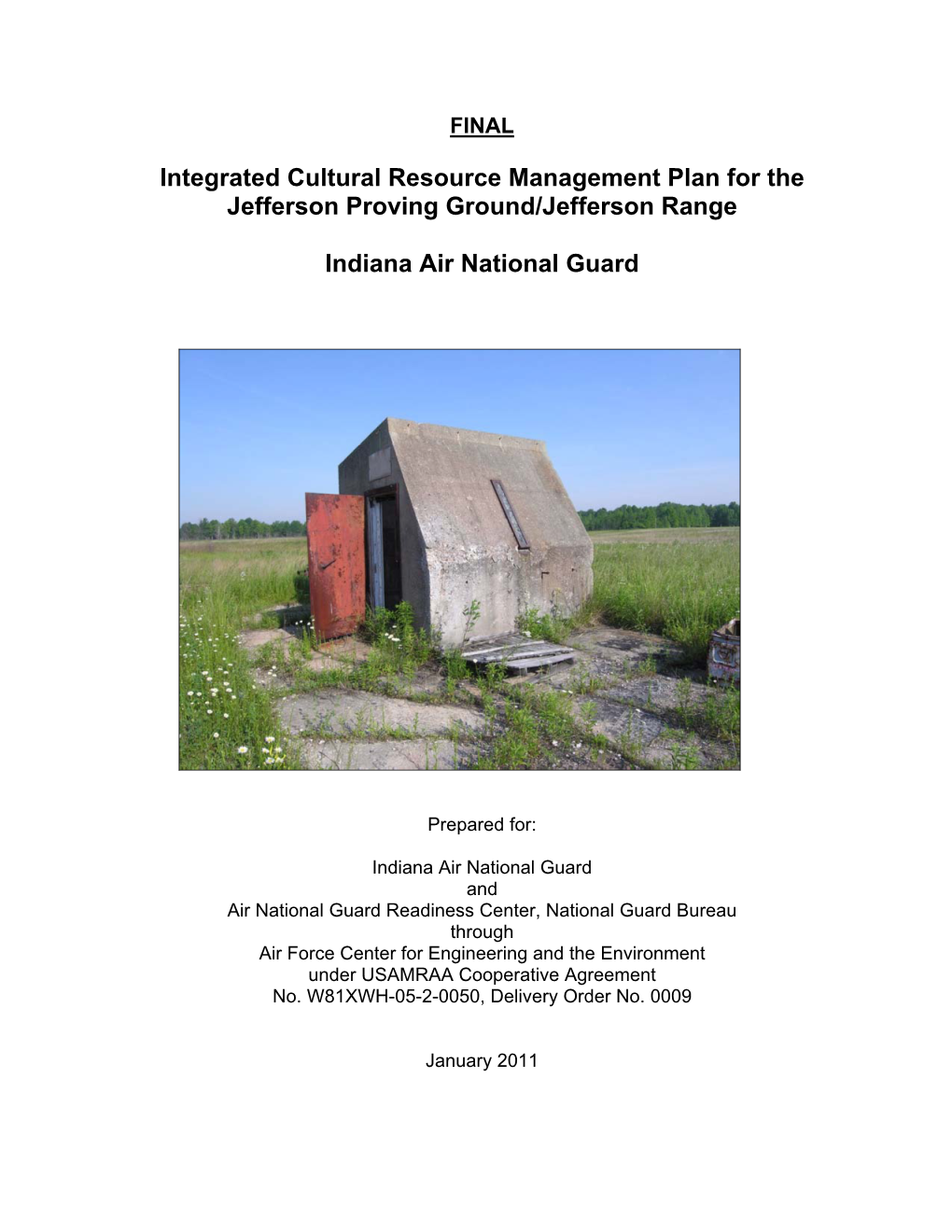 Final Integrated Cultural Resource Management Plan for Jefferson