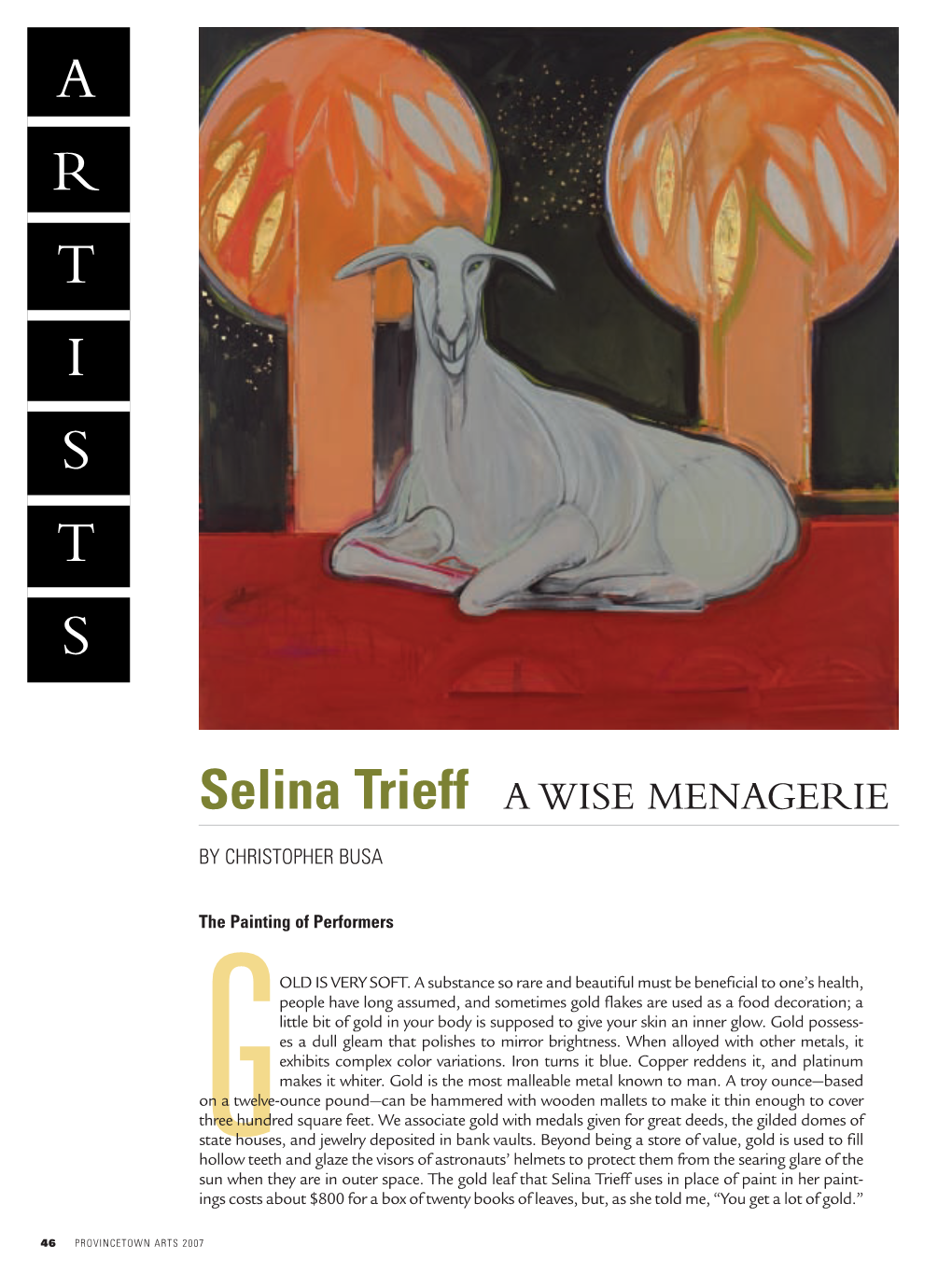 Selina Trieff a WISE MENAGERIE