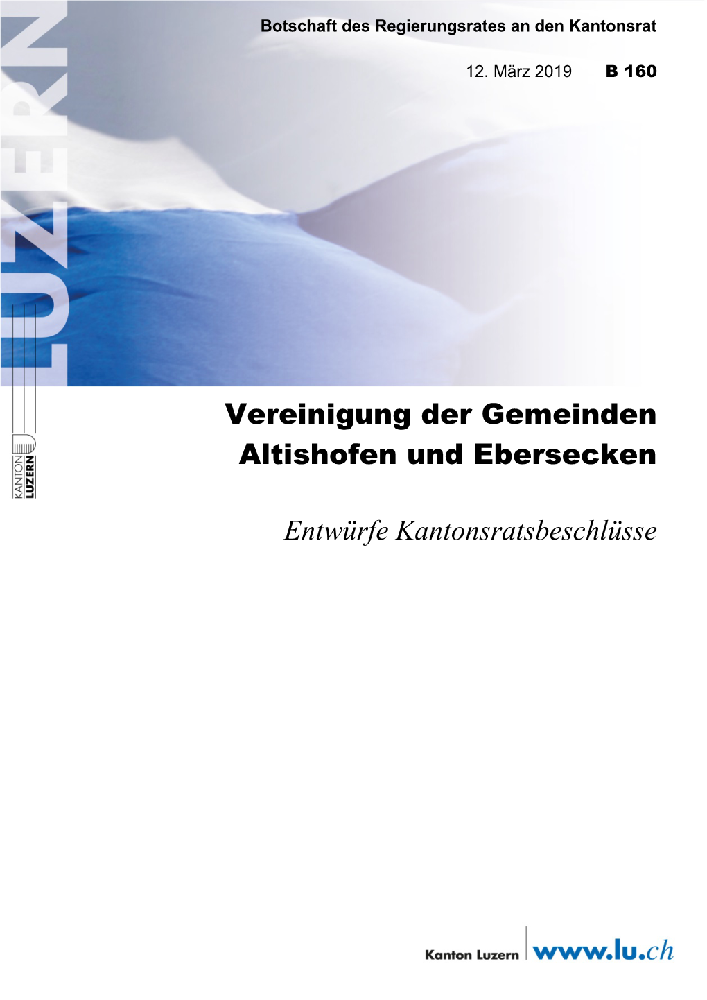 Vereinigung Der Gemeinden Altishofen Und Ebersecken