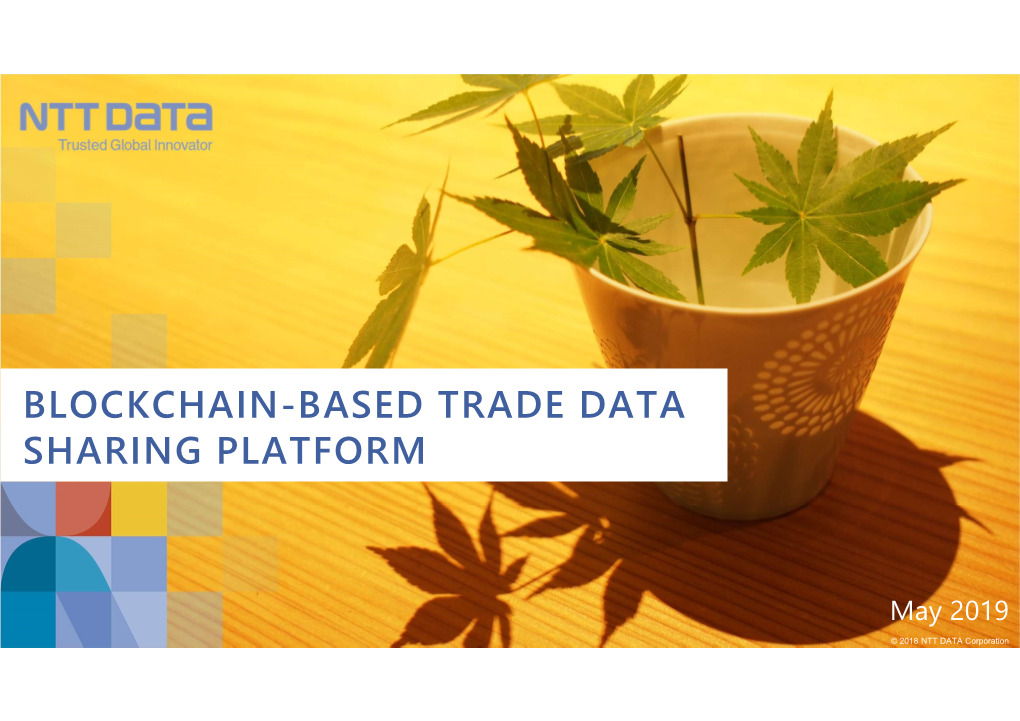 Blockchain-Based Trade Data Sharing Platform