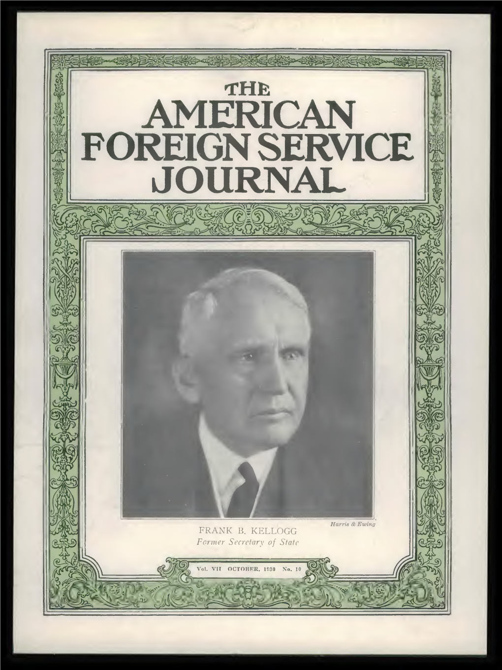 The Foreign Service Journal, October 1930