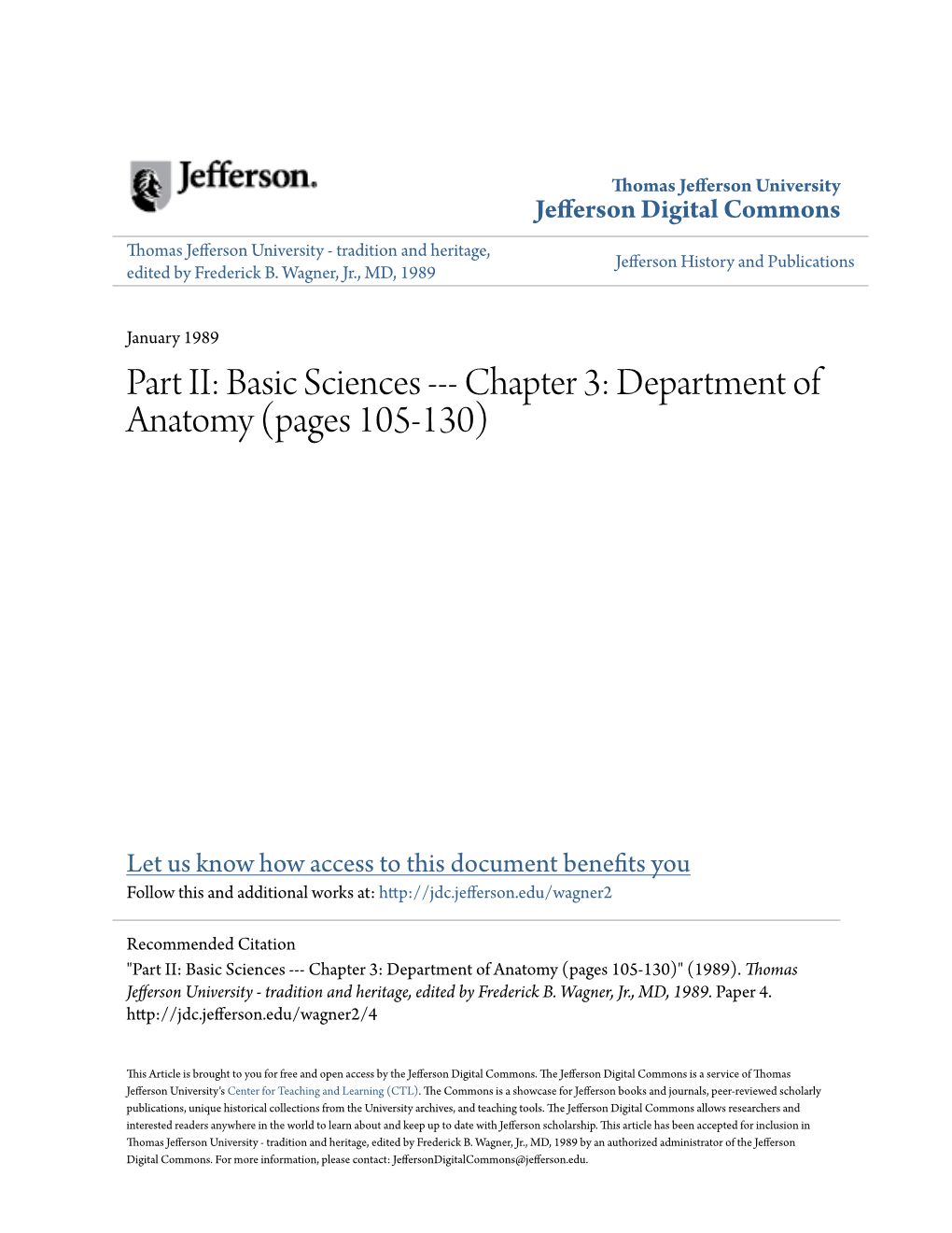 Department of Anatomy (Pages 105-130)