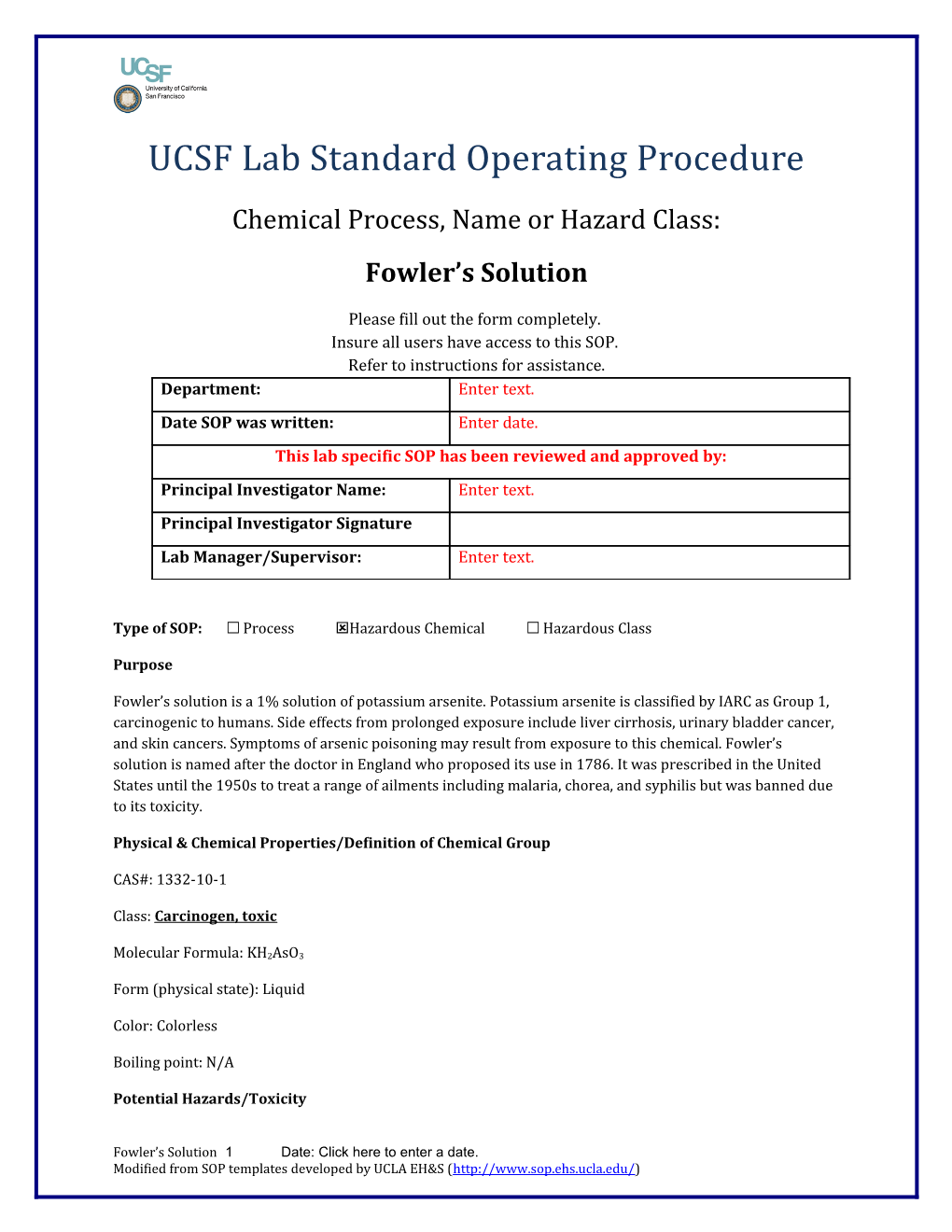 UCSF Lab Standard Operating Procedure s37