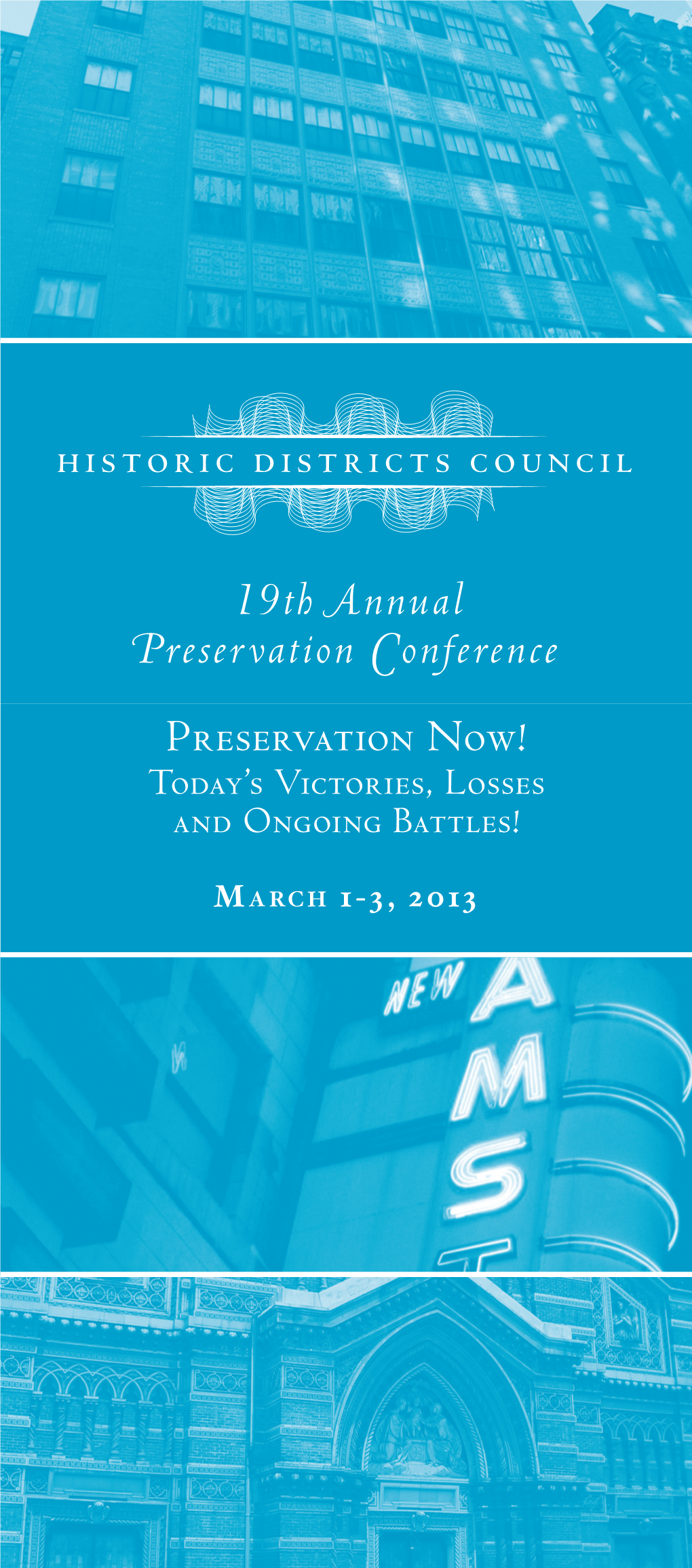 19Th Annual Preservation Conference