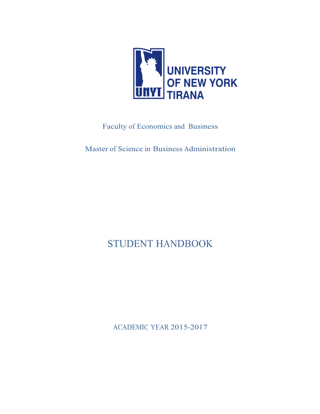 Student Handbook