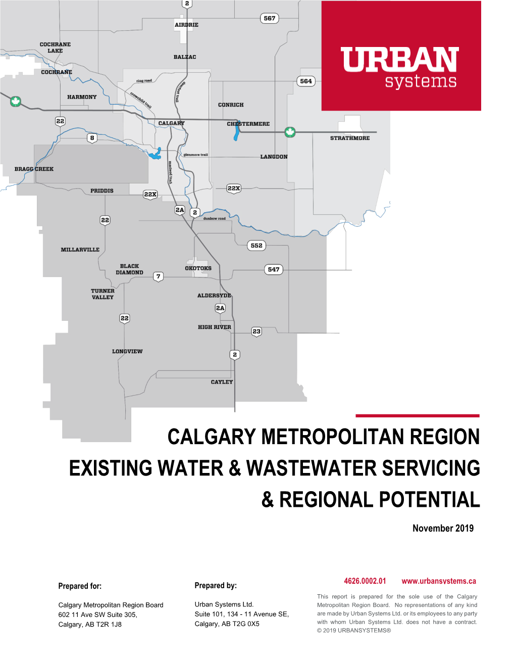 CMR Existing Water and Wastewater Servicing and Regional Potential