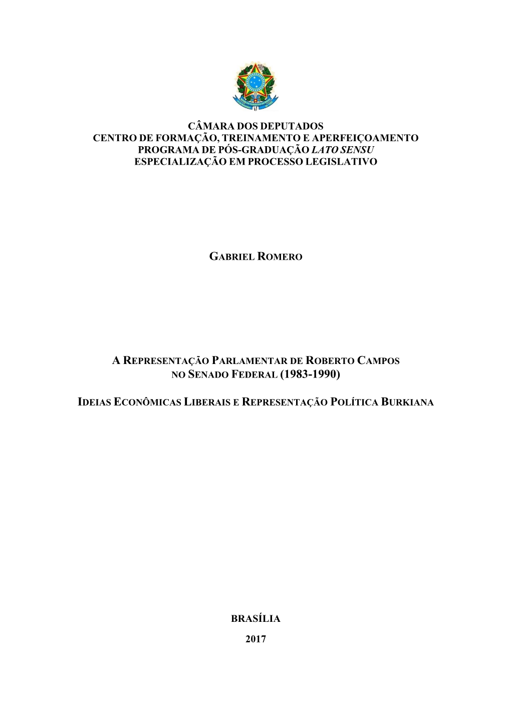 No Senado Federal (1983-1990)