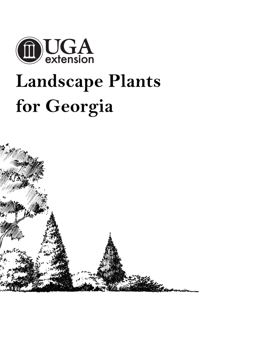 Landscape Plants for Georgia Contents