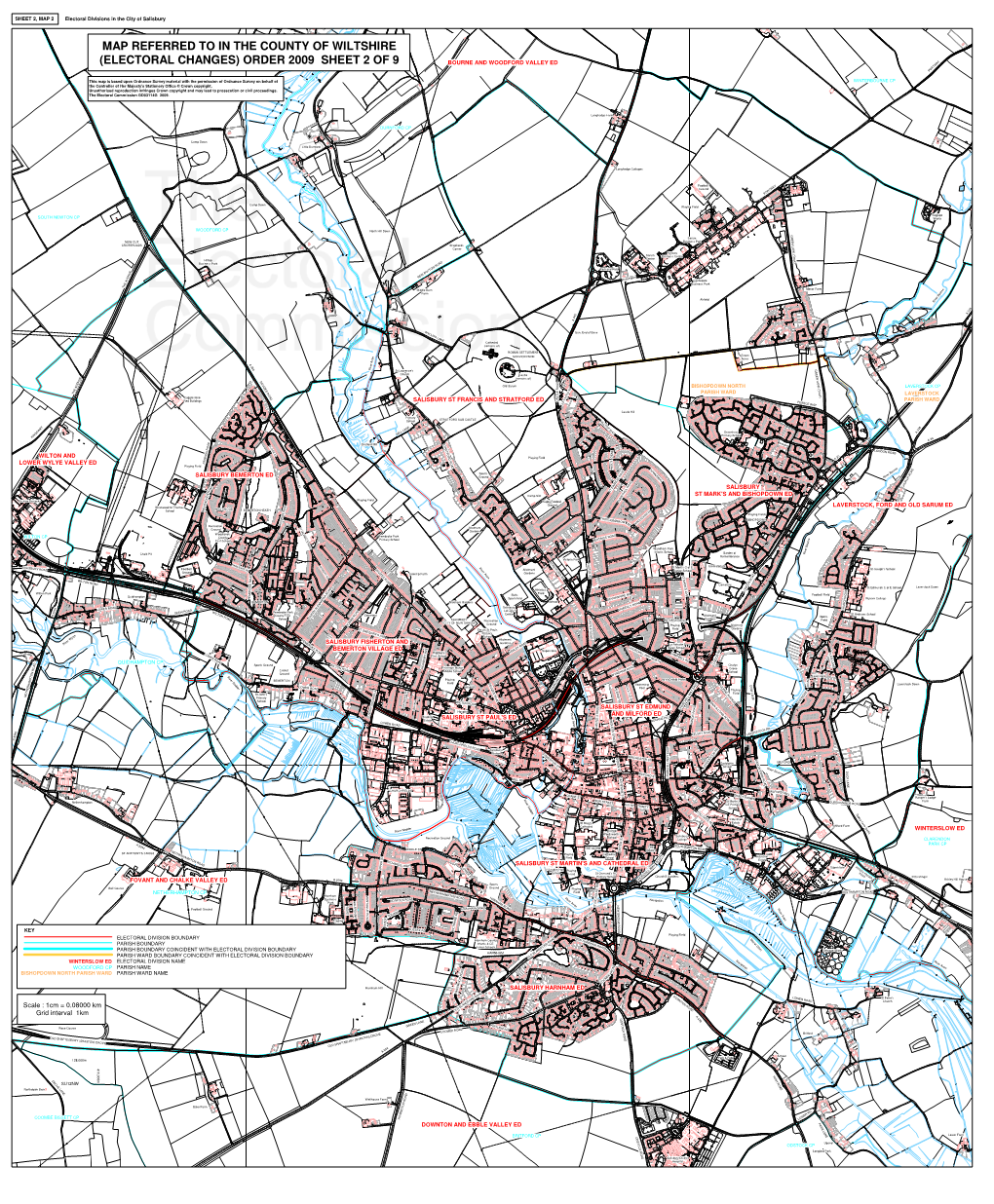 Map Referred to in the County of Wiltshire