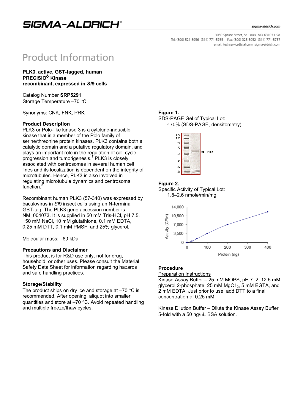 PLK3, Active (SRP5291)