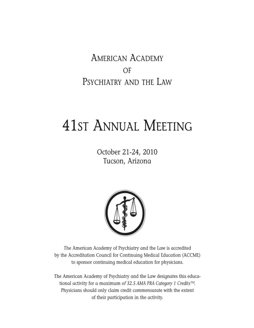 41St Annual Meeting