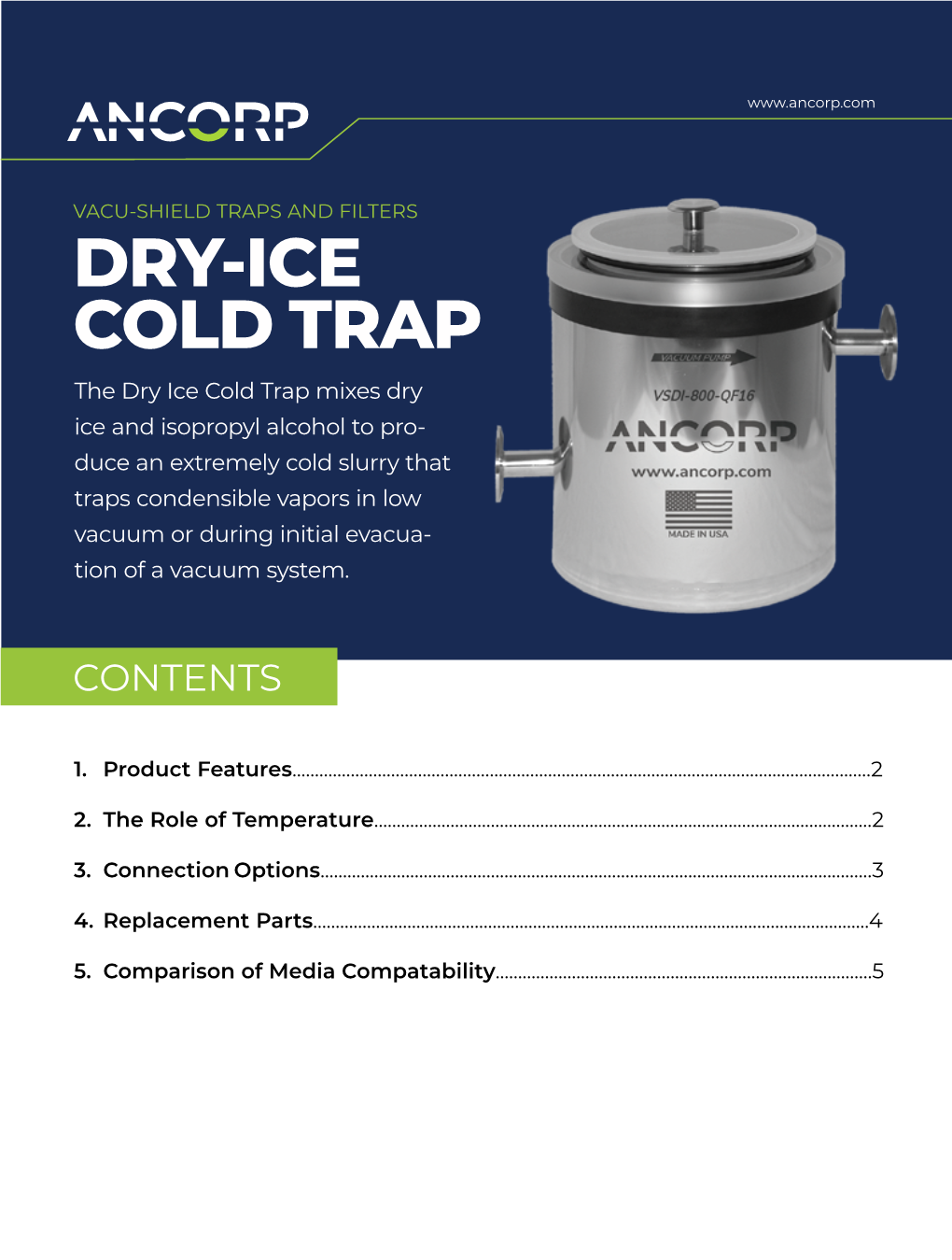 Dry-Ice Cold Trap