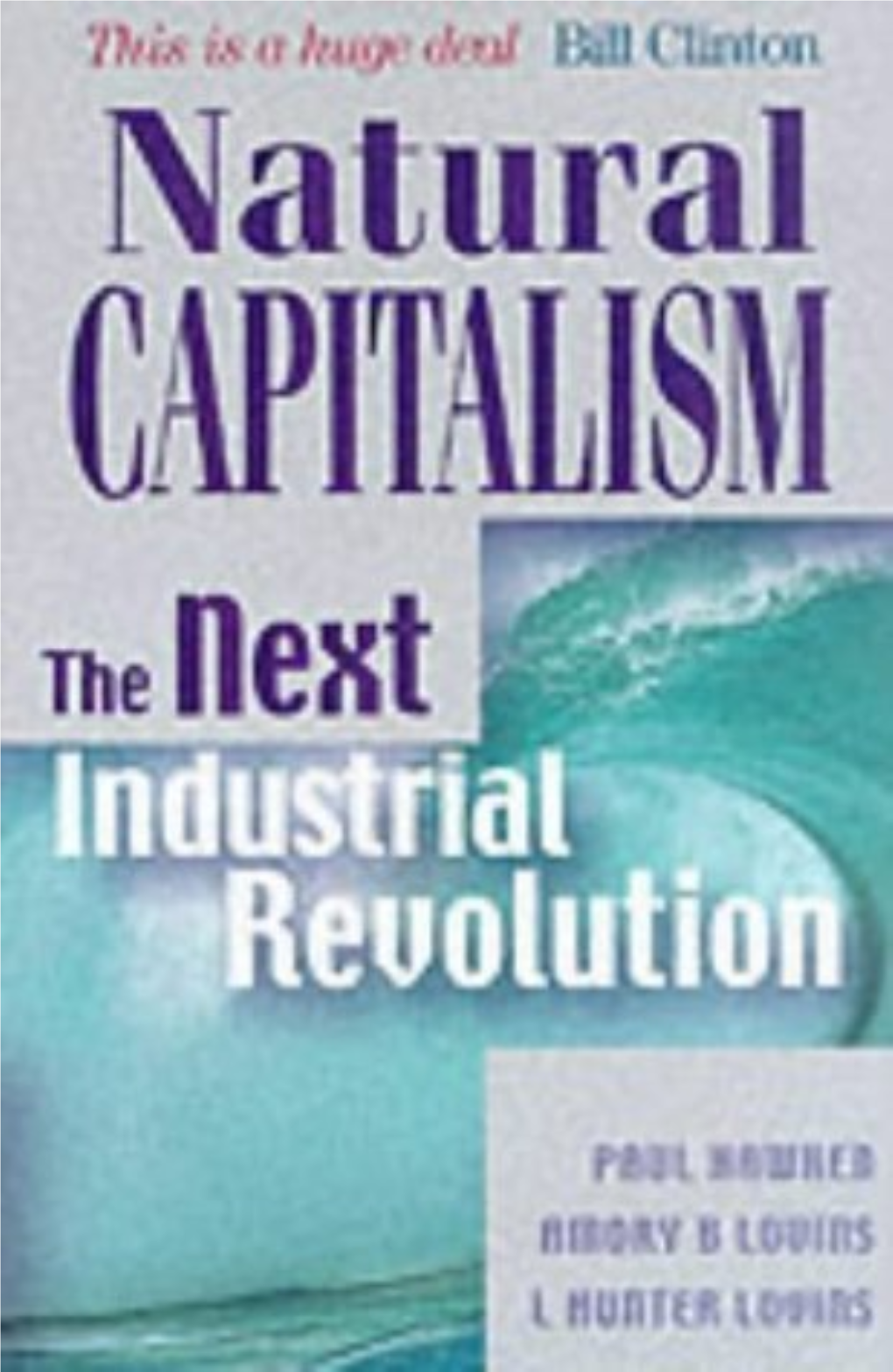 Natural Capitalism – the Next Industrial Revolution