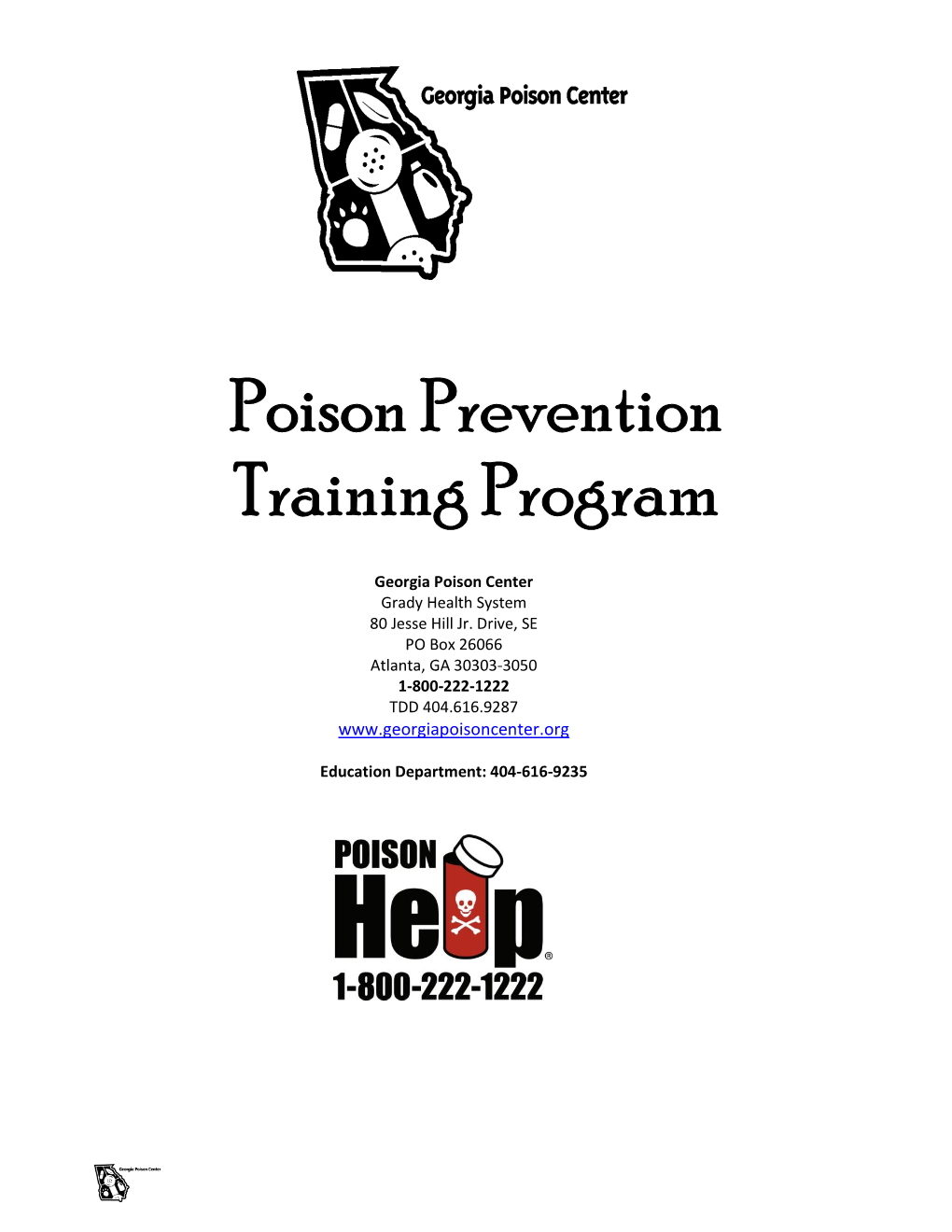 Poison Prevention Training Program