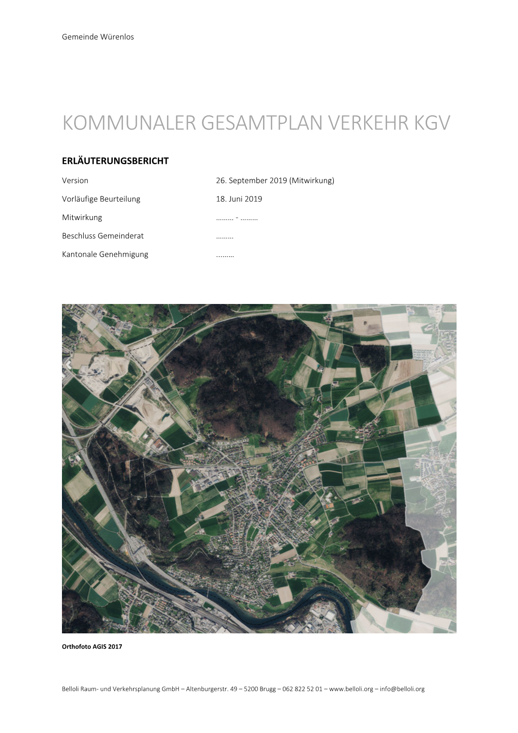 Kommunaler Gesamtplan Verkehr Kgv