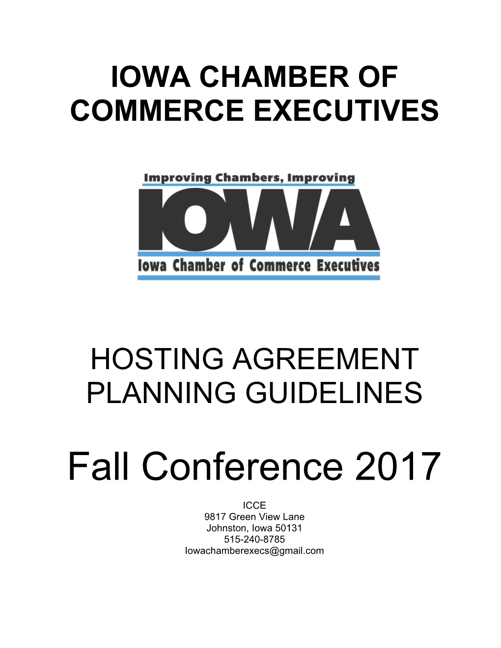 Iowa Chamber of Commerce Executives