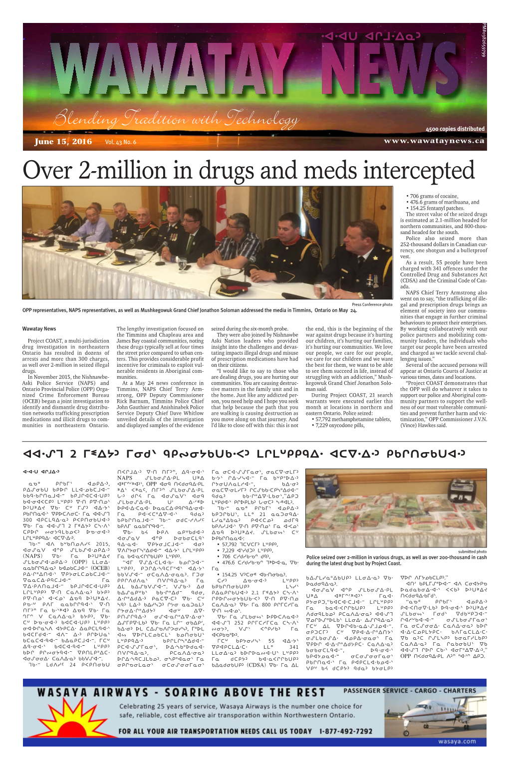 Over 2-Million in Drugs and Meds Intercepted