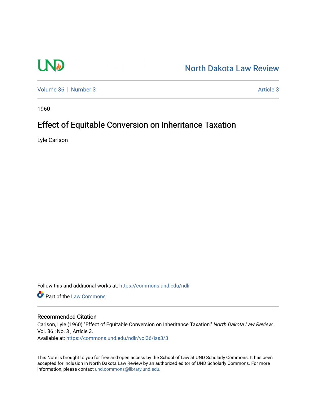 Effect of Equitable Conversion on Inheritance Taxation