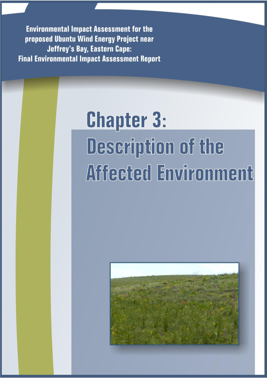 Chapter 3. Description of the Affected Environment 3-2