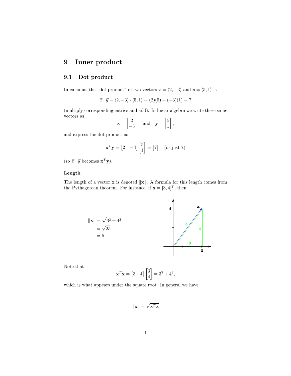 9 Inner Product