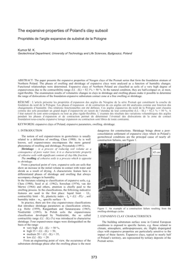 The Expansive Properties of Poland's Clay Subsoil