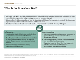 What Is the Green New Deal?