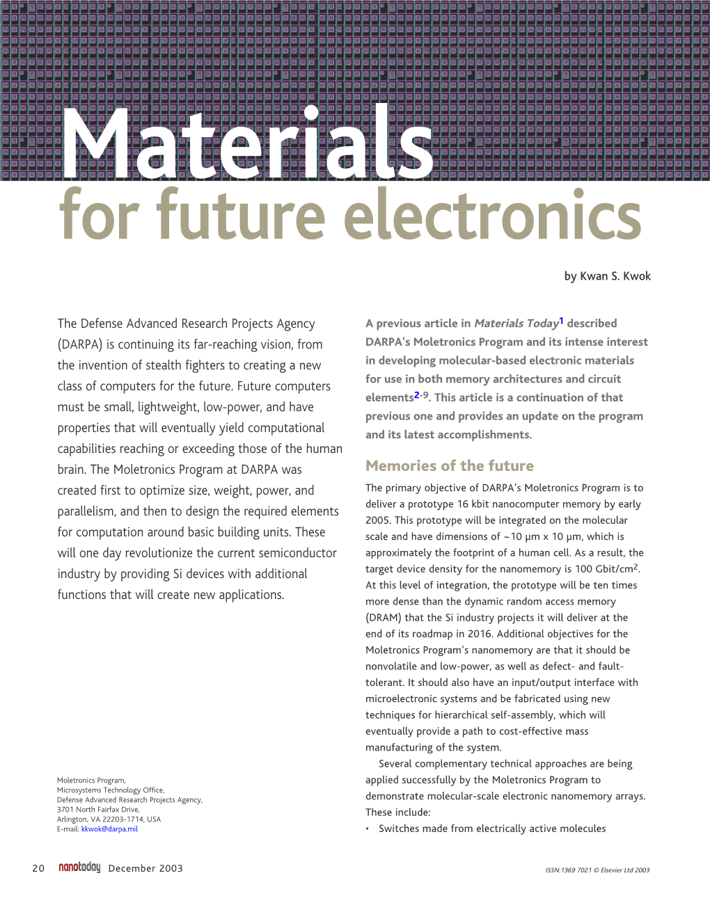 For Future Electronics