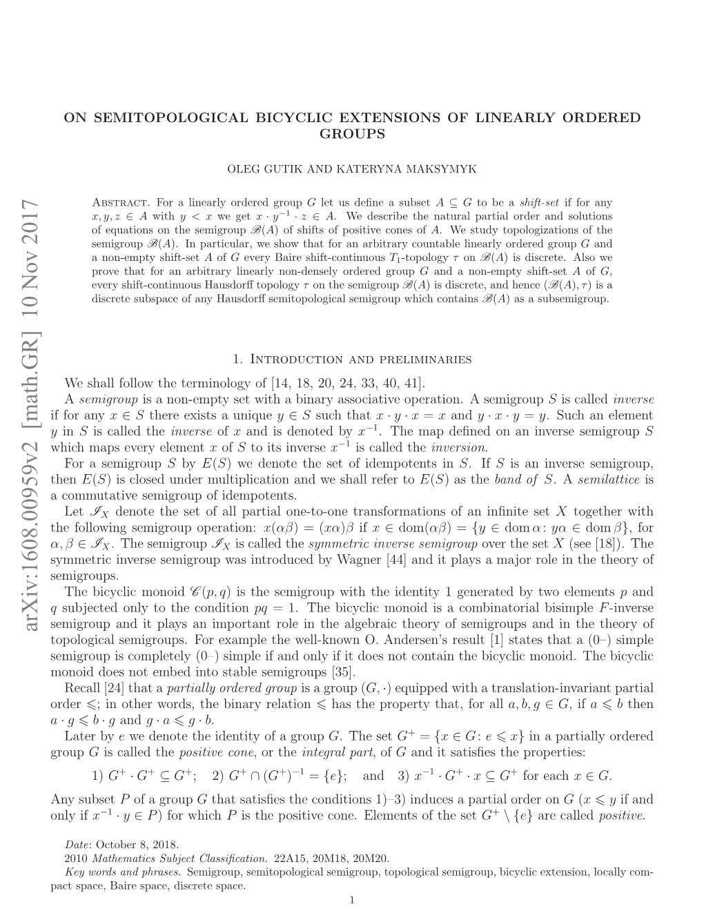 On Semitopological Bicyclic Extensions of Linearly Ordered Groups