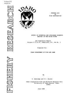 Res-Ashbridge1988 Survey of Potential and Available Salmonid