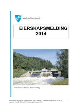 Eierskapsmelding 2014