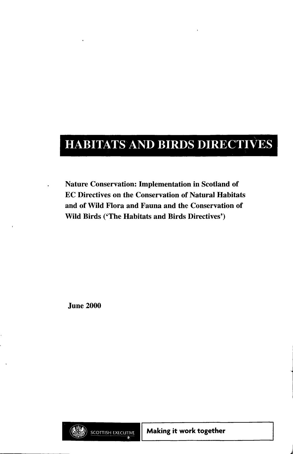 Habitats and Birds Directives