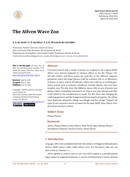 The Alfven Wave Zoo