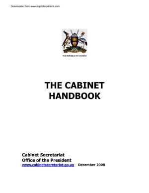 The Cabinet Handbook
