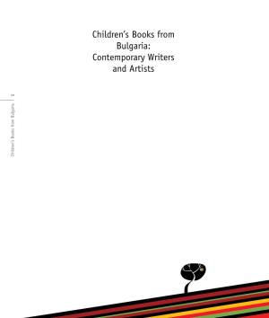 Children's Books from Bulgaria: Contemporary Writers and Artists