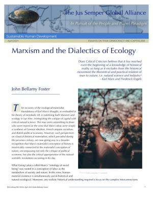 Marxism and the Dialectics of Ecology