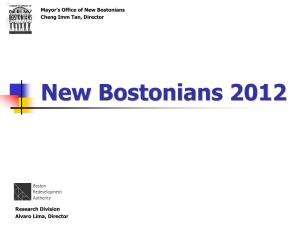 New Bostonians Demographic Report