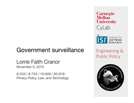Government Surveillance