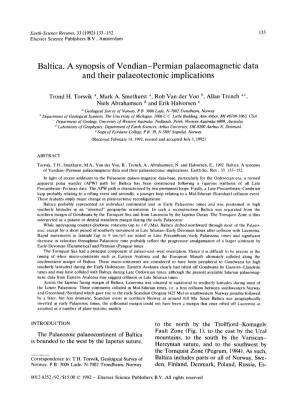 Baltica. a Synopsis of Vendian-Permian Palaeomagnetic Data and Their Palaeotectonic Implications