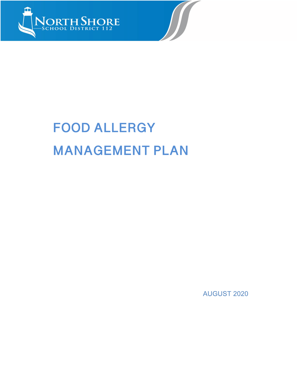 Food & Allergy Management Plan