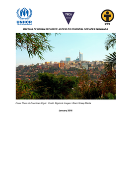 MAPPING of URBAN REFUGEES' Cover Photo of Downtown Kigali. Credit