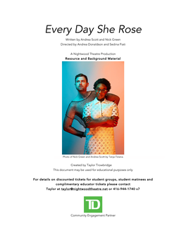 Education Guide for Every Day She Rose