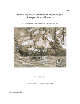 Indirect Exploitation of Intellectual Property Rights by Corporations and Investors