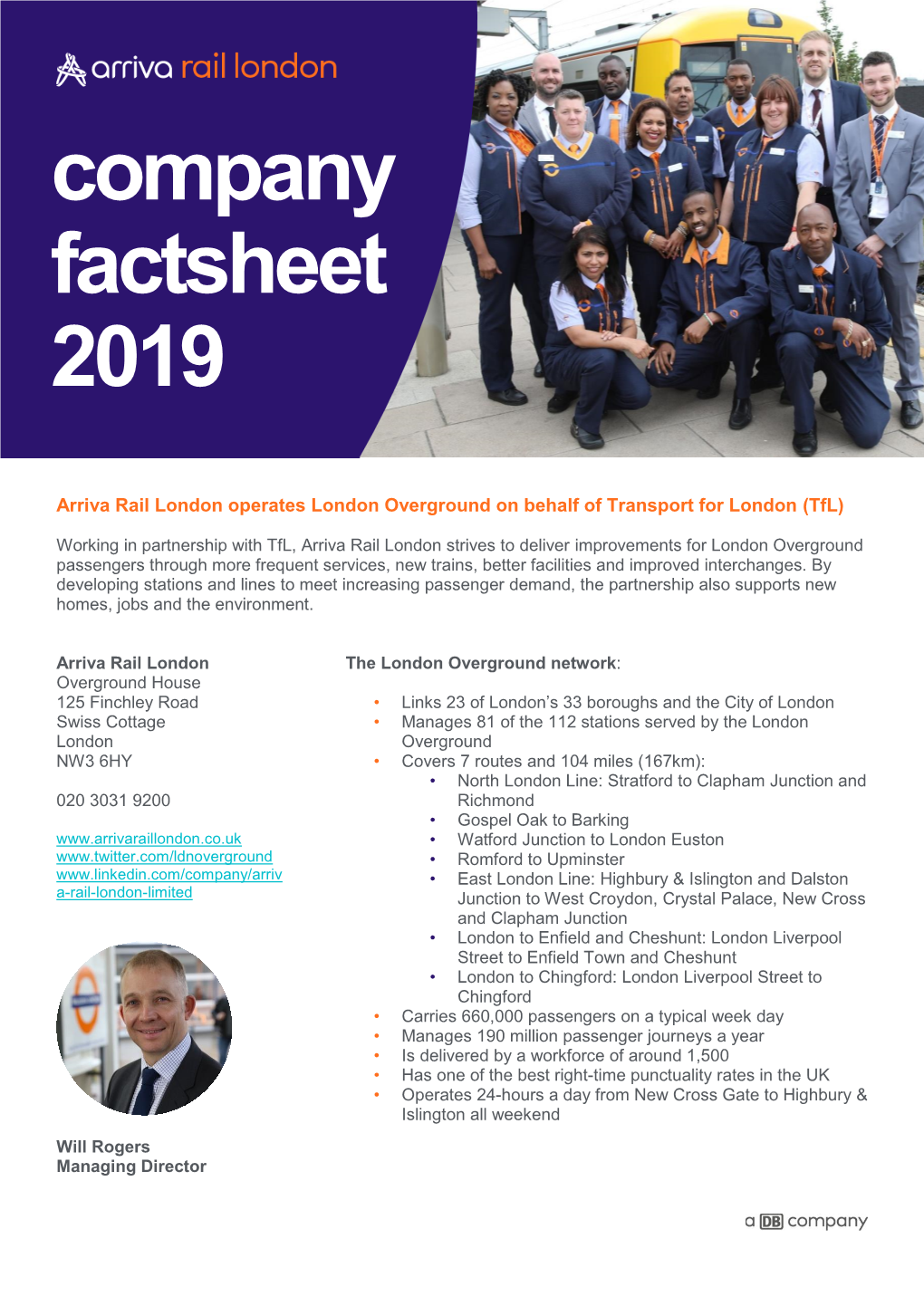 Company Factsheet 2019