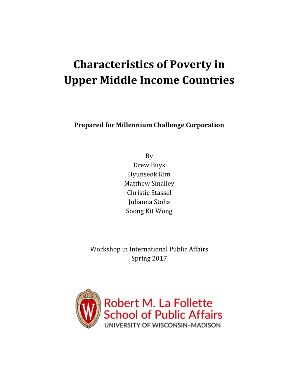 What Are The Basic Characteristics Of Poverty