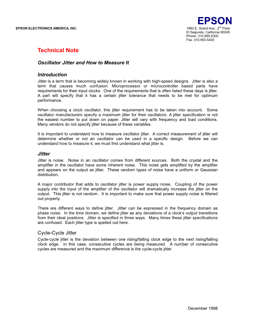 Oscillator Jitter and How to Measure It.Pdf