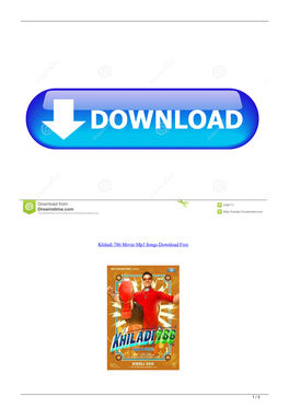 Khiladi 786 Movie Mp3 Songs Download Free