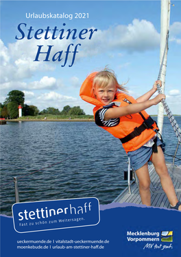 Urlaubskatalog 2021 Stettiner Haff